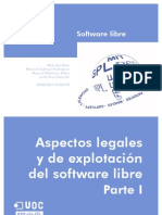 Aspectos Legales y de Explotacion Del Software Libre Parte I