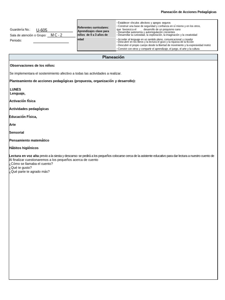 PLANEACION | PDF | Ciencias del comportamiento | Modificación de ...