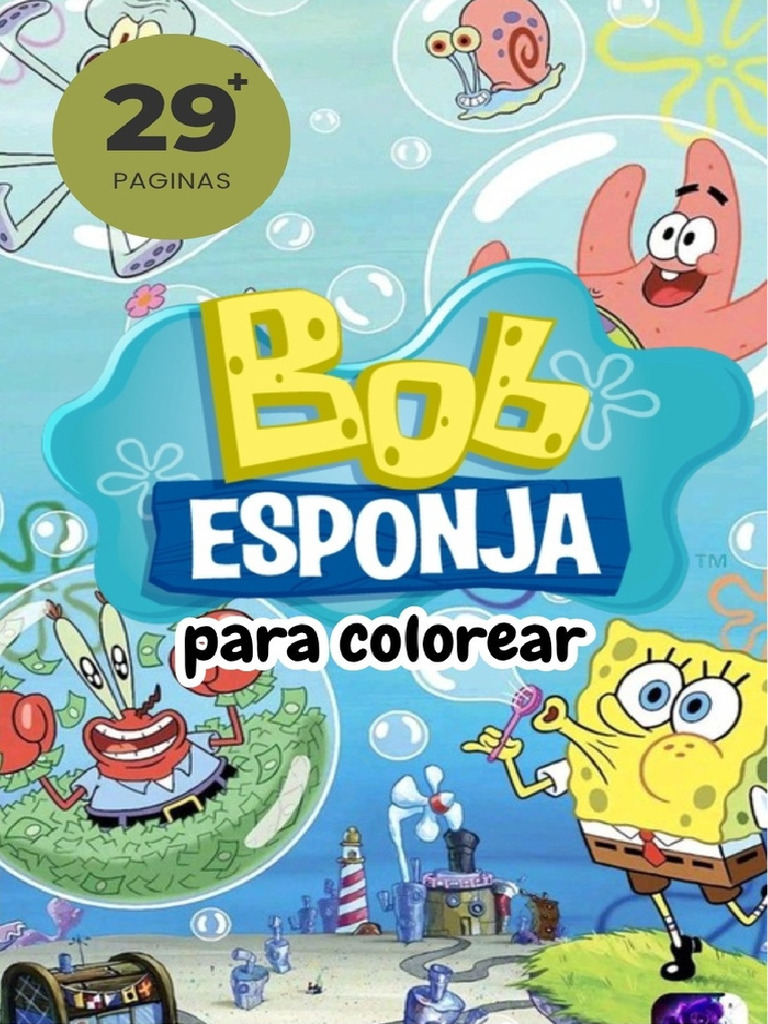 Bob Esponja para Colorear | PDF