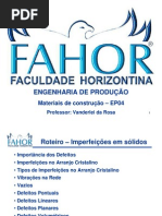 Imperfeicoes Em Solidos