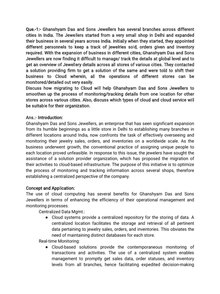 Information Systems For Managers-NMIMS-Dec 2023 | PDF | Cloud Computing ...