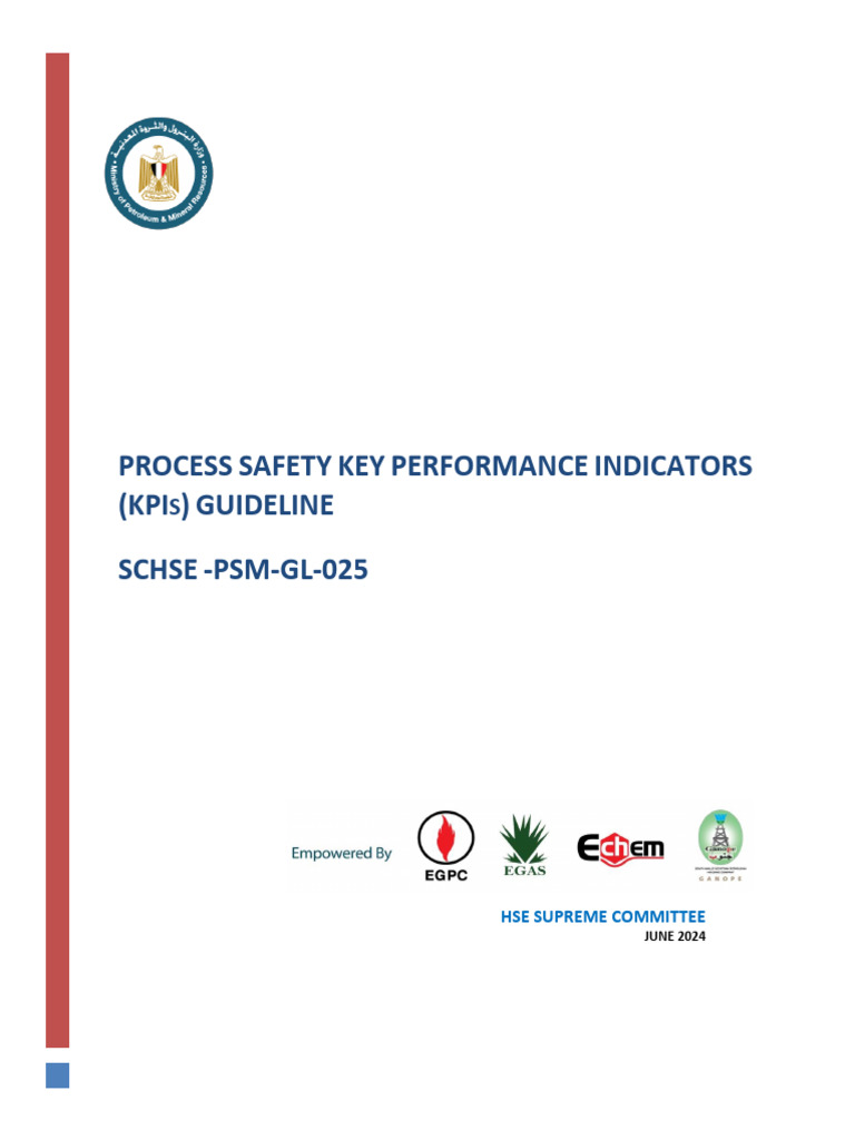 (SCHSE-PSM-GL-025) Process Safety Key Performance Indicators (KPIs ...