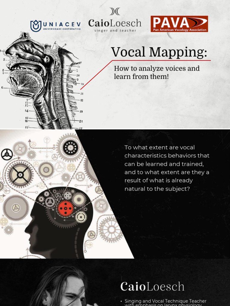 Vocal Mapping - How To Analyze Voices and Learn From Them! PDF SLIDES ...