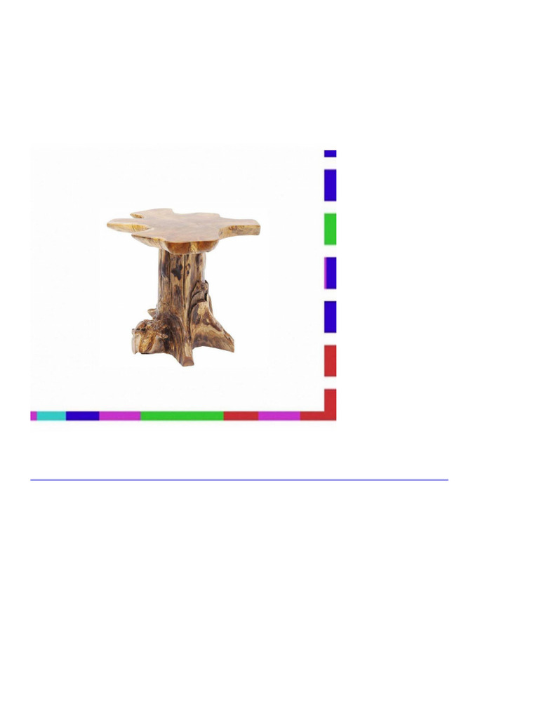 8969 Kare Design Beistelltisch Tree Klein Nature Braun Teak Massivholz ...