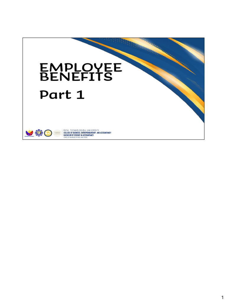 Employee Benefit P1 With Notes | PDF | Pension | Defined Benefit ...