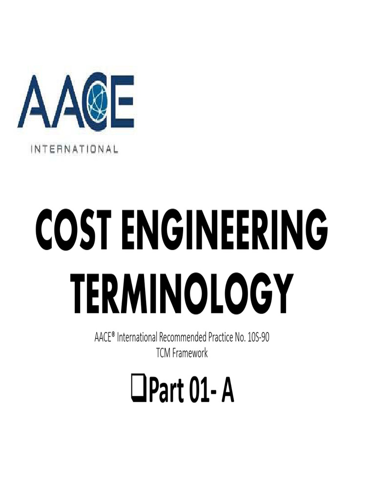 AACE® International Recommended Practice - Cost Terms | PDF ...
