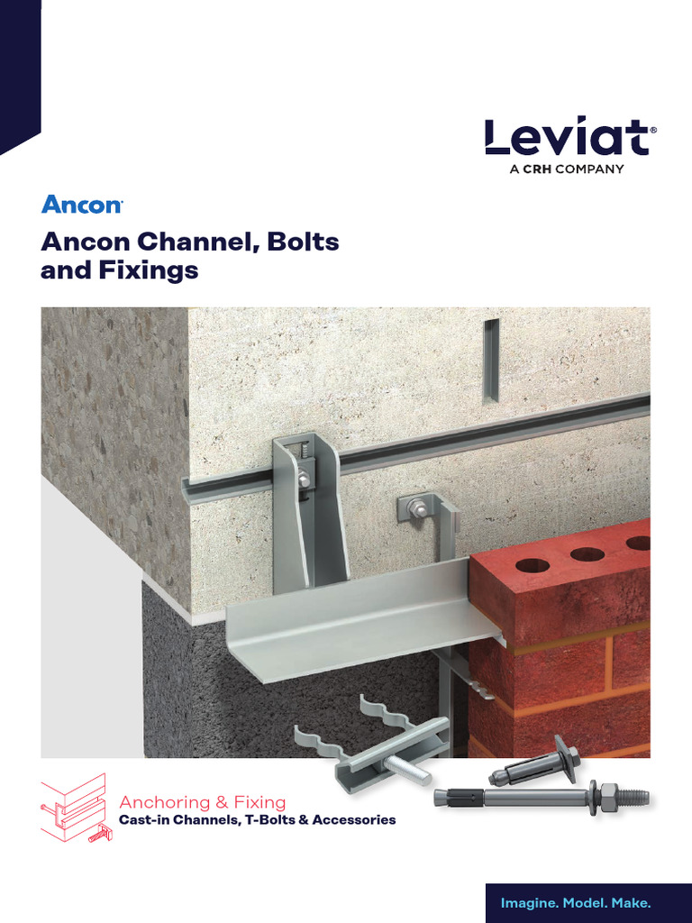 Ancon - Ancon Channel, Bolts and Fixings | PDF | Screw | Concrete