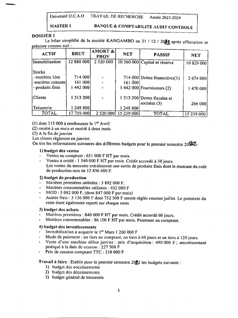 Devoir de Maison GFCT | PDF