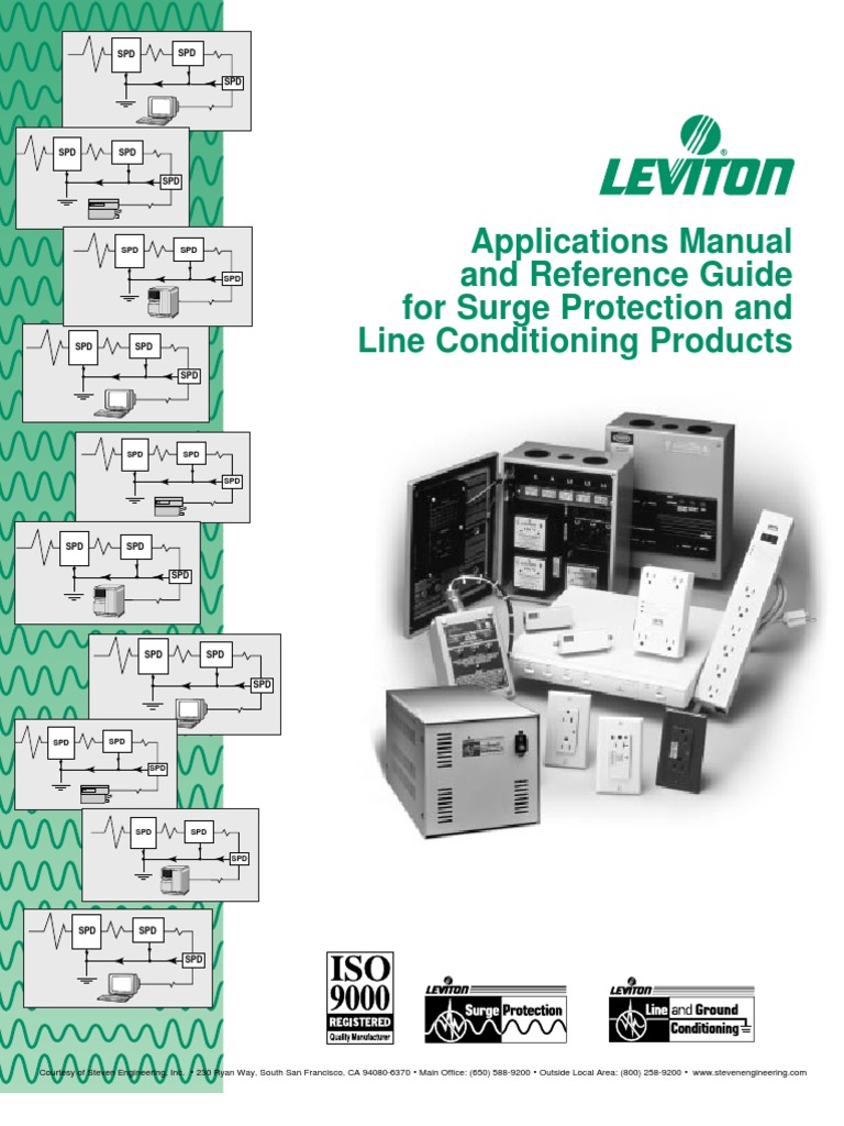 Leviton Applications Manual and Reference Guide for Surge Protection