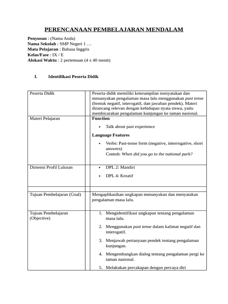RPM IX - Chapter 2 - Unit 1 - Bu Eni & Fadhilah | PDF