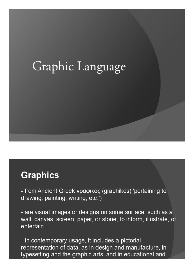 Graphic Language | PDF