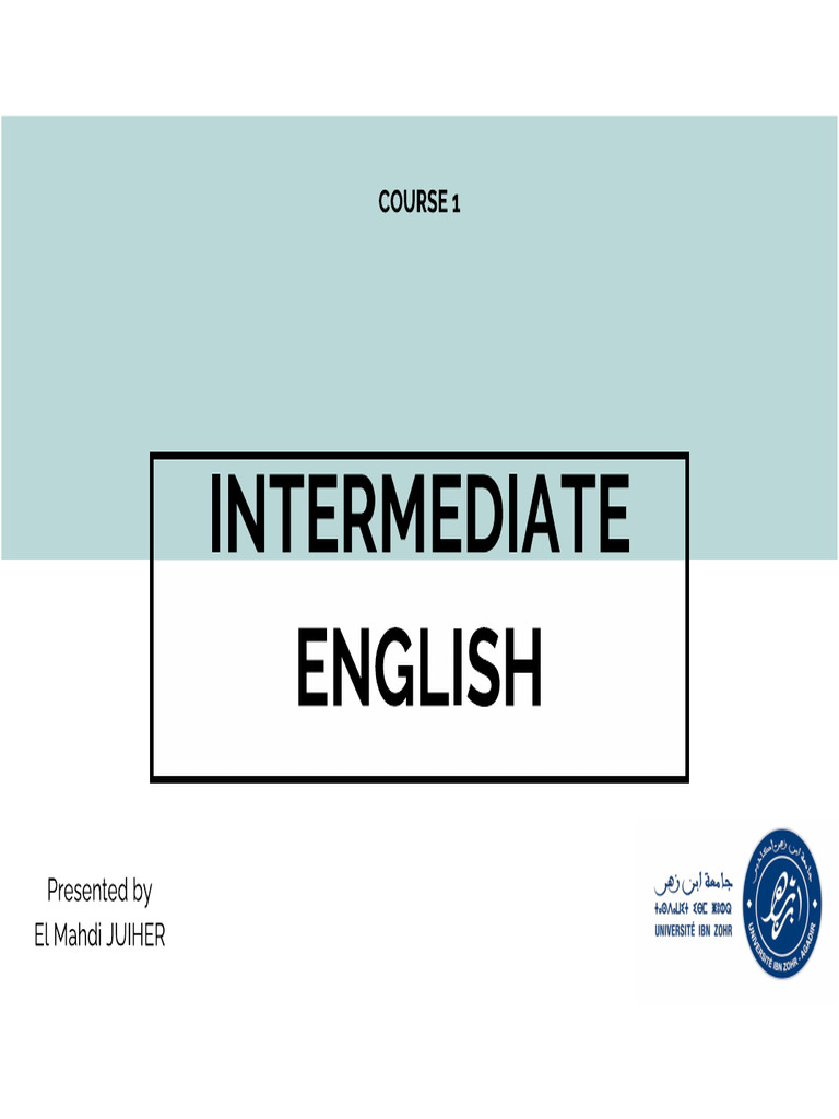 Intermediate English | PDF