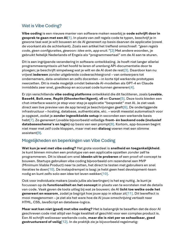 Wat Is Vibe Coding | PDF