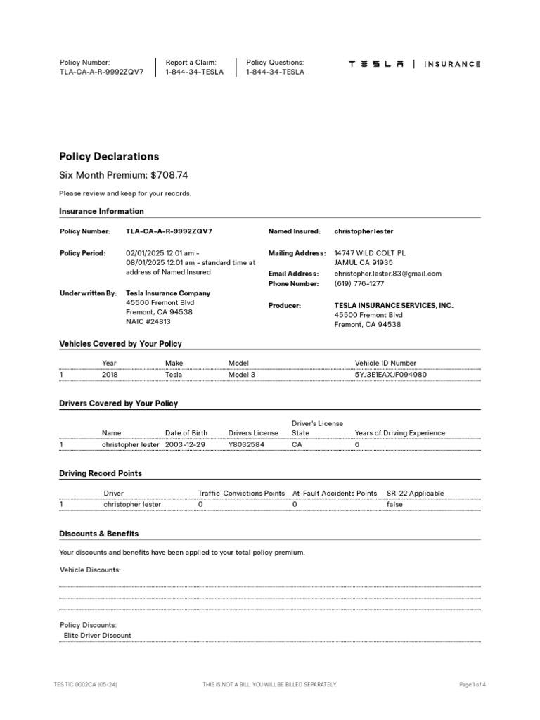 Declarations Pages | PDF | Liability Insurance | Insurance