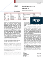 Broker Note, European Nickel, 13/07/2006 (Numis)