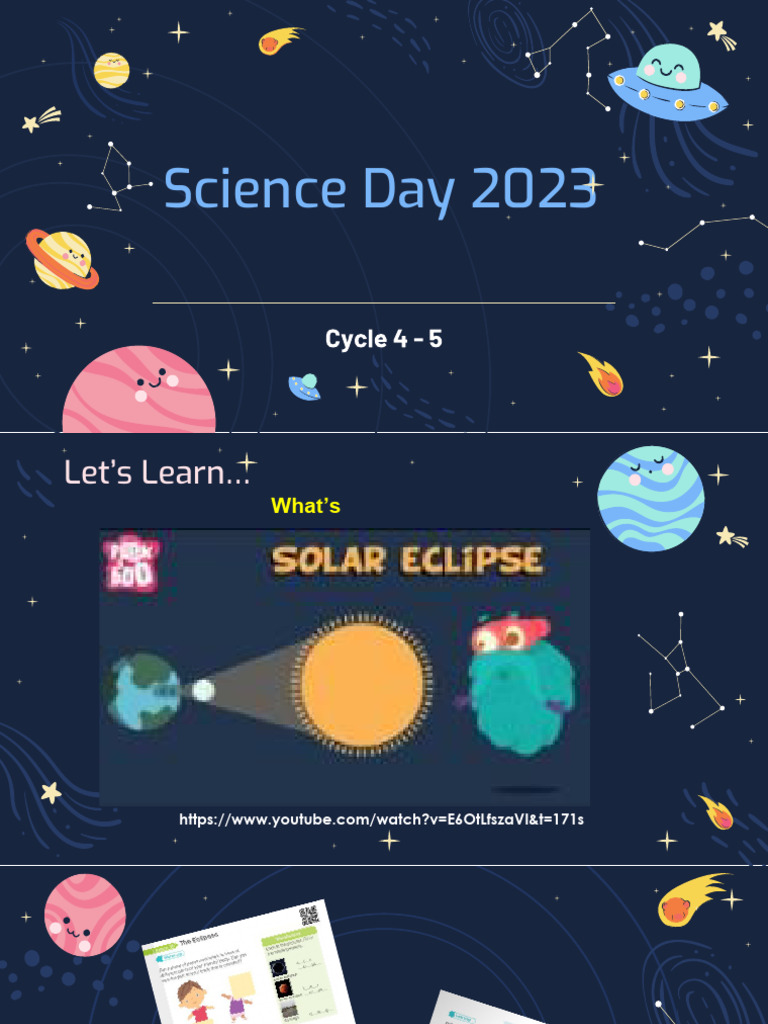 Science Day 2023 - Cycles 4 - 5 | PDF