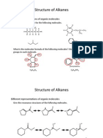 Structure of Alkanes: Different Representa4ons of Organic Molecules