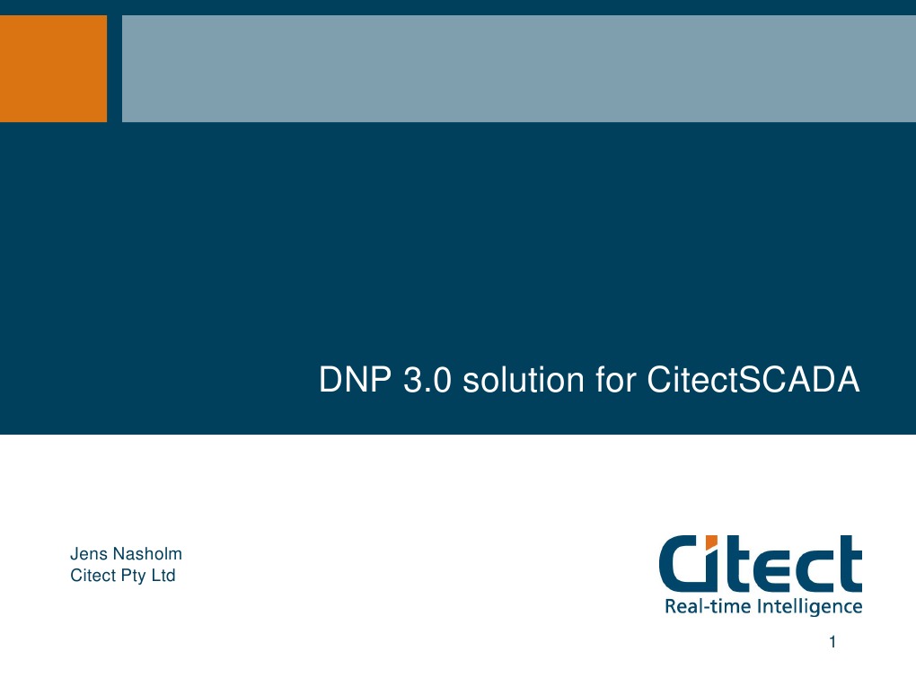 DNPr Driver Overview for CitectSCADA | PDF | Device Driver | Cache ...