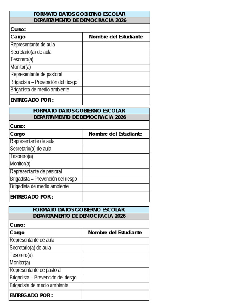Formato Delegados | PDF
