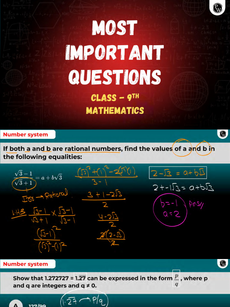 698ab89b215a010244a3fb78 - ## - Most Important Questions Class Notes ...