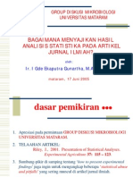 Presentasi Analisis Stats2005