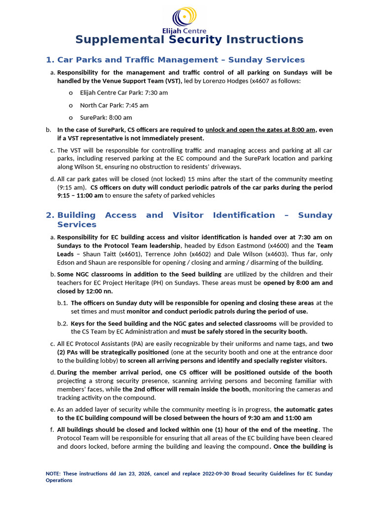 2026-01-23 EC Supplemental Security Instructions | PDF