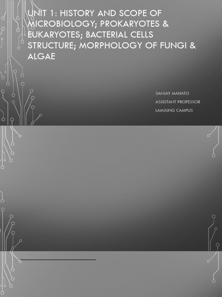 Introduction To Microbiology and Microorganisms | PDF | Cell (Biology ...