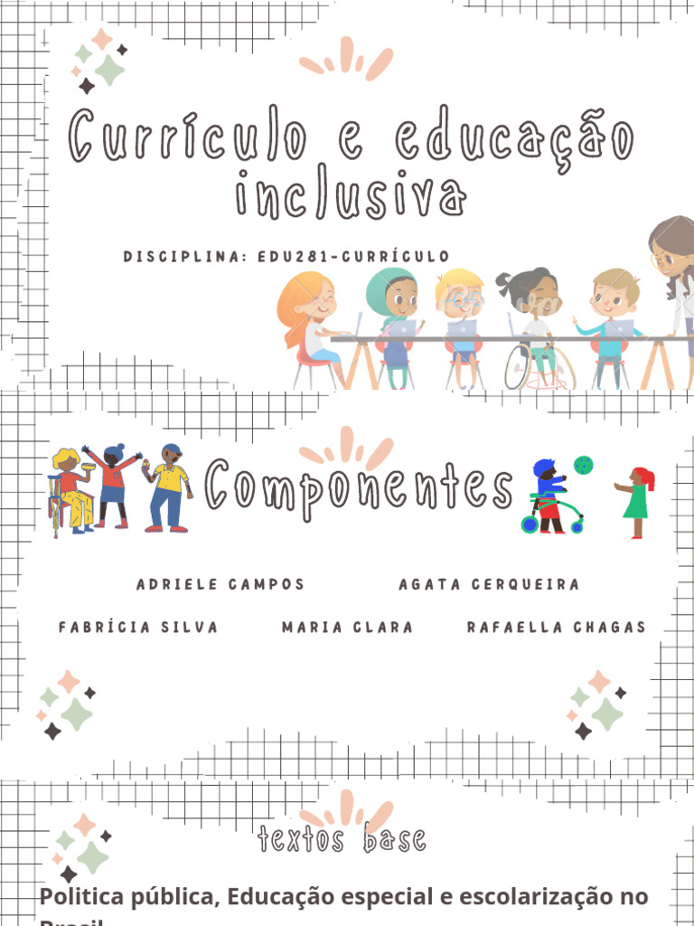 Educac A o Inclusiva e Curri Culo | PDF | Inclusão (Educação) | Pedagogia