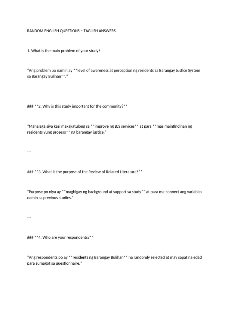 Inbound 6306755429957975655 | PDF | Questionnaire