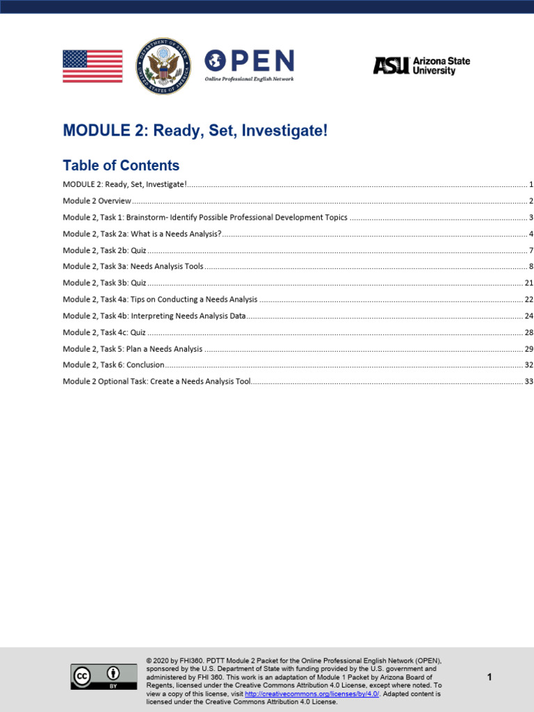 PDTT MOOC Module 2 Packet | PDF | Survey Methodology | Focus Group