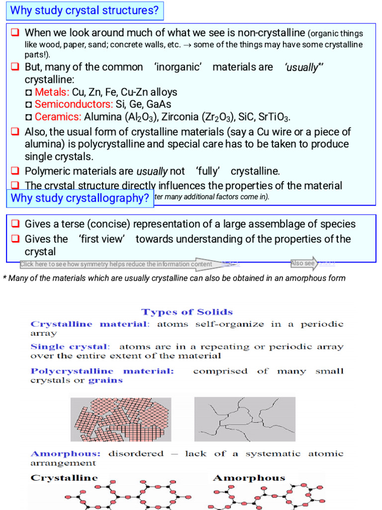 Lecture 4 Space Lattice and Unit Cells | PDF | Crystal Structure | Crystal