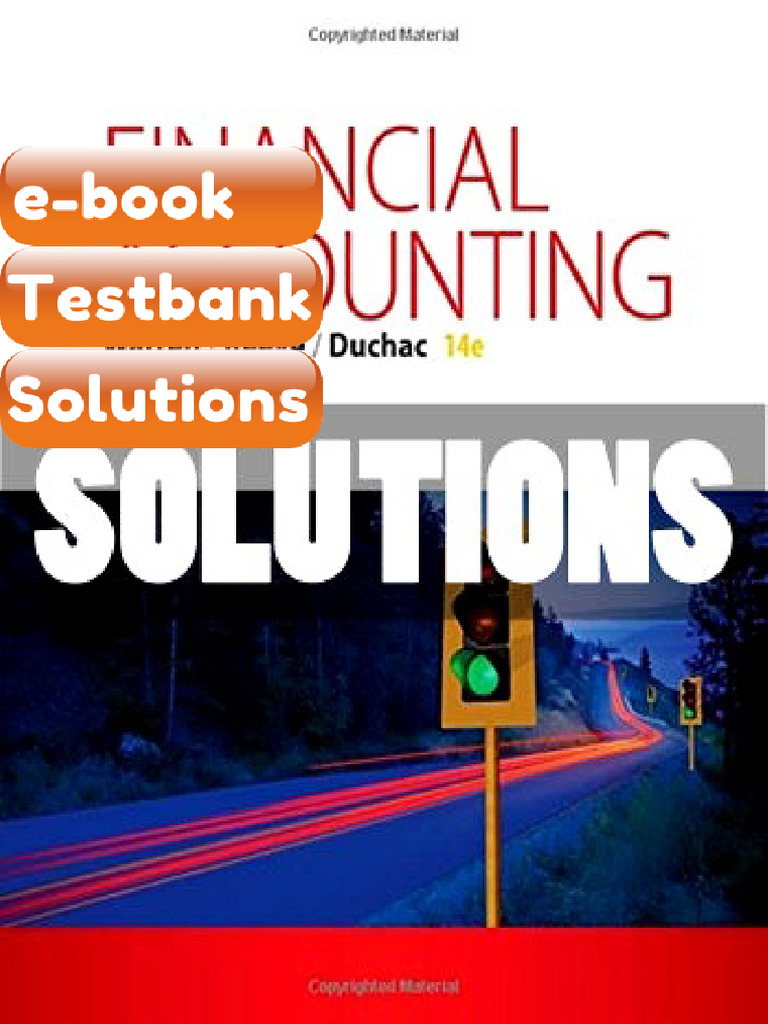 Testbank Financial Accounting 14 Ed Warren Fast Download | PDF ...