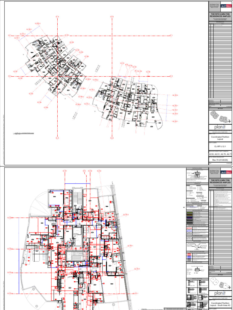125 - CL-RFI L12.1.S - Coordinated Partition Layout - South Area | PDF