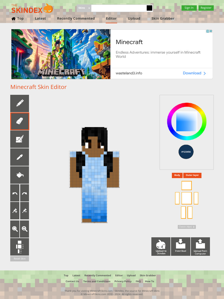 Minecraft Skin Editor 2 | PDF