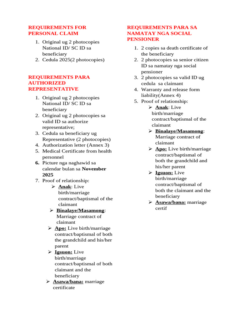 Requirements | PDF