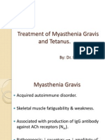 Treatment of Myasthenia Gravis and Tetanus