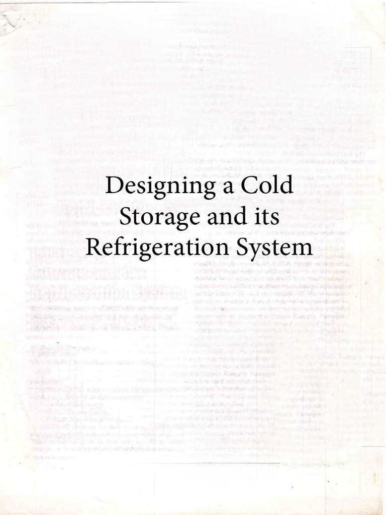 41 - Designing A Cold Storage and Its Refrigeration System - July ...