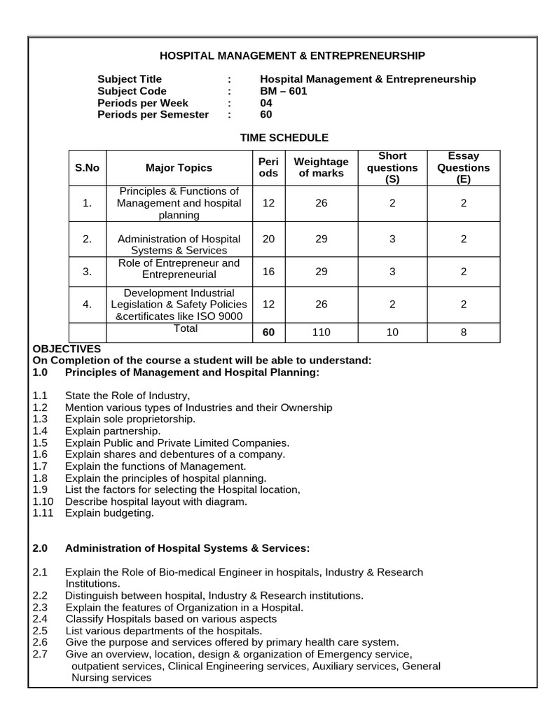 HME Notes | PDF | Biomedical Engineering | Partnership