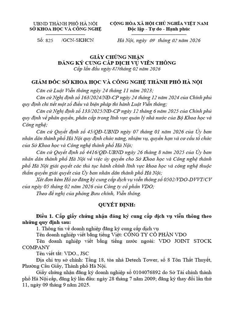 VDO - GCN DVVT v1 | PDF