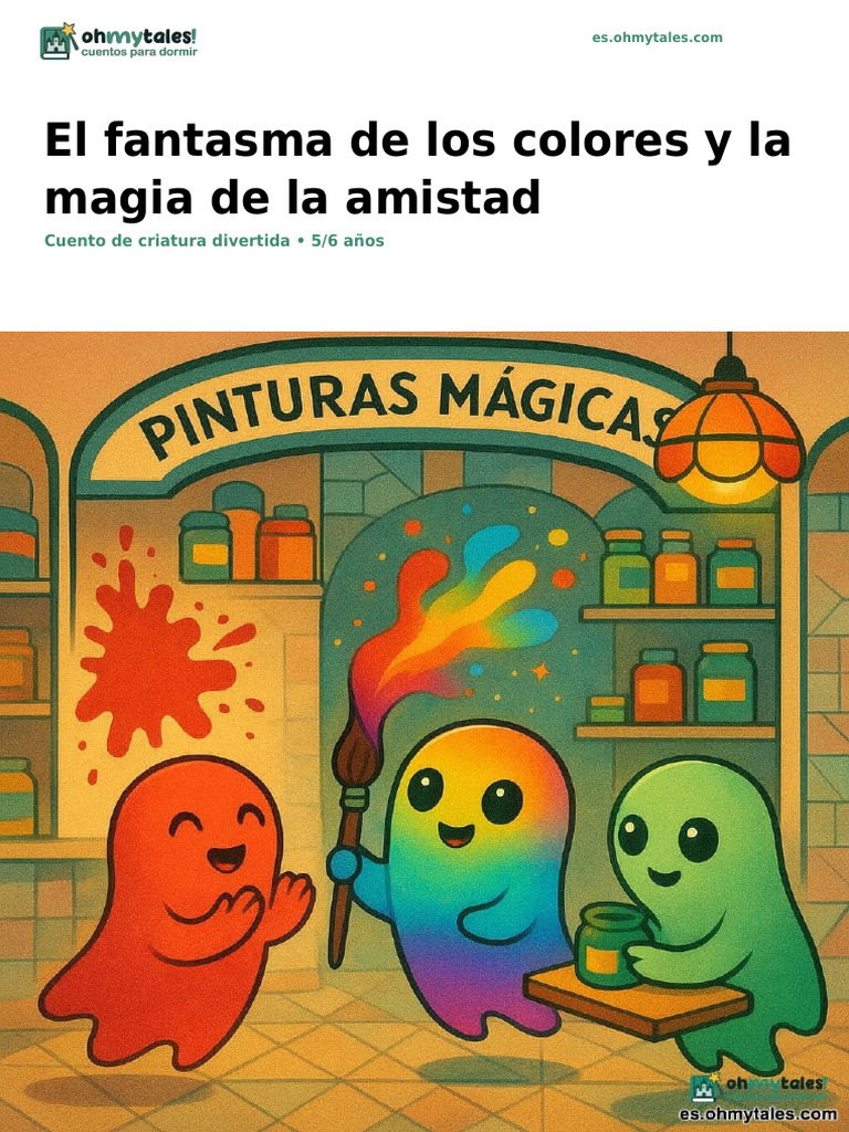 El Fantasma de Los Colores y La Magia de La Amist | PDF