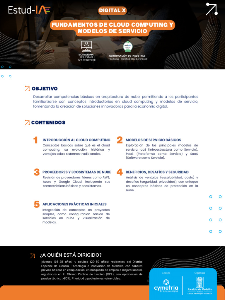 Fundamentos de Cloud Computing y Modelos de Servicio | PDF