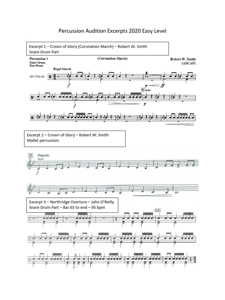 Percussion | PDF