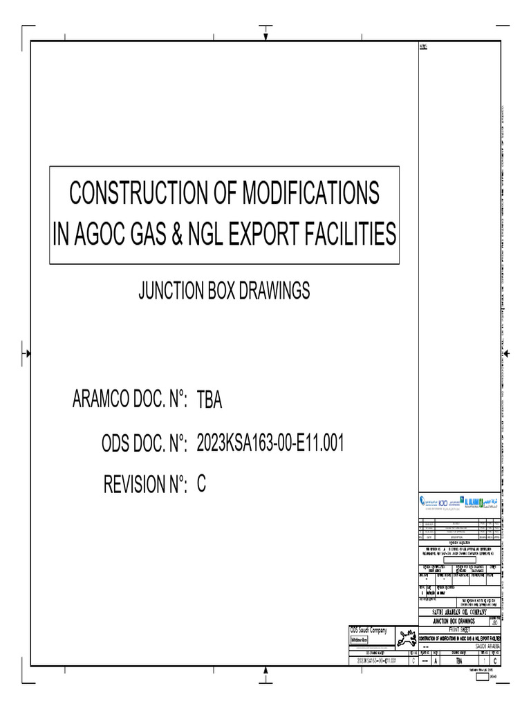 2023KSA163-00-E11.001 Junction Box Drawings Rev C | PDF