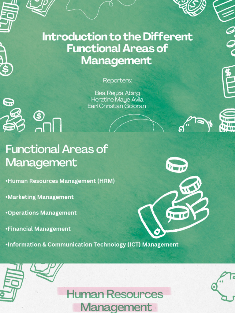 Different Functional Areas of Management | PDF | Marketing | Human ...