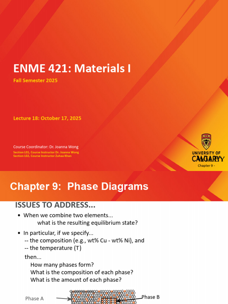 Lecture 18 - Chapter 9 - Phase Diagrams | PDF | Phase (Matter) | Phase ...