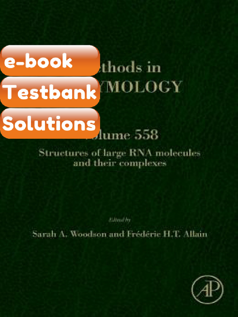 Testbank Structures of Large RNA Molecules and Their Complexes Methods ...