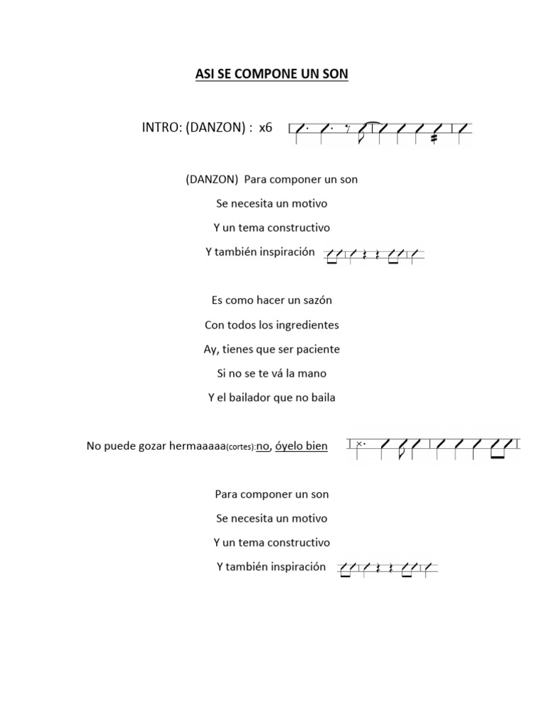 Asi Se Compone Un Son | PDF