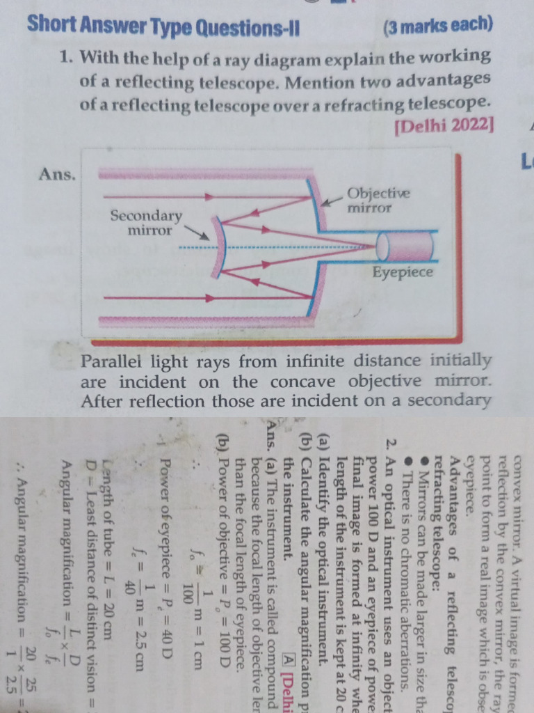 Few Important Questions ( Optical Instruments) File 1 | PDF | Optics ...