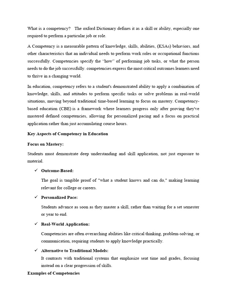 Introduction To CBE | PDF | Learning | Educational Assessment
