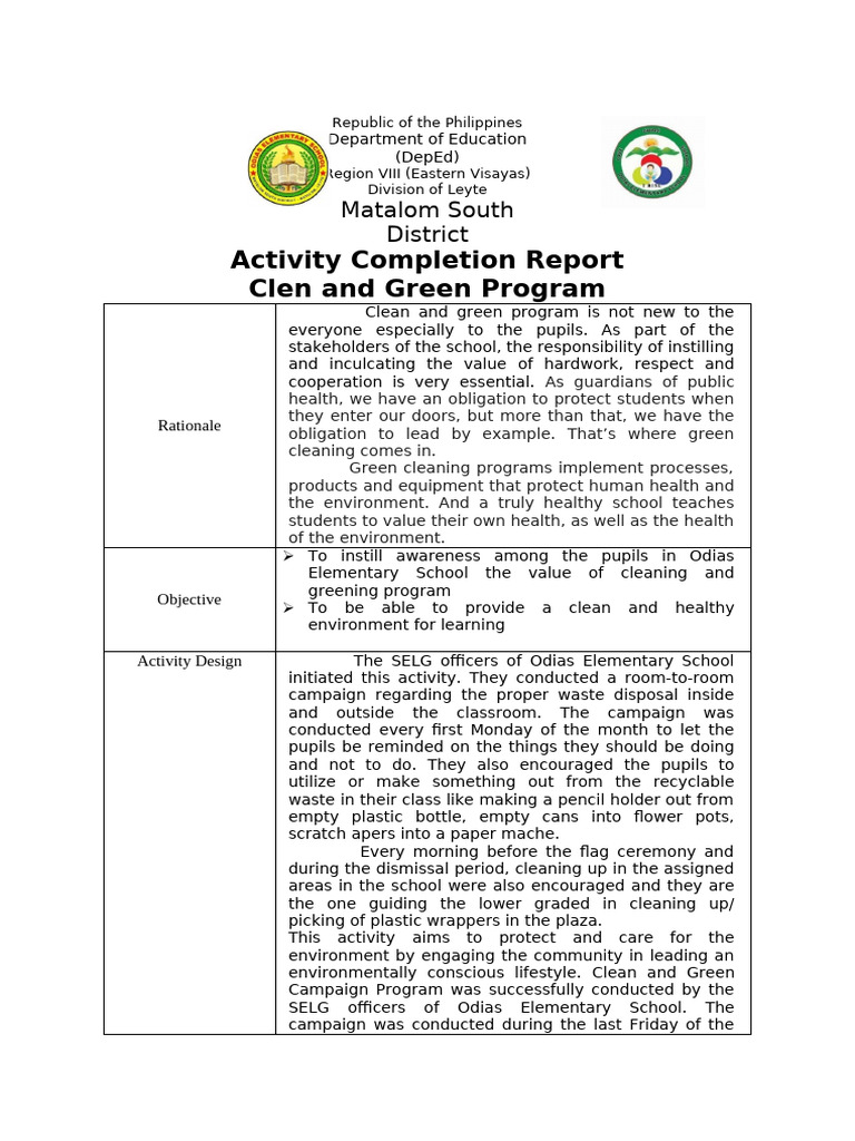 ACR-Clean and Green | PDF | Learning